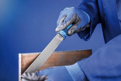 Werkplaatsvijl platte stomp 300 mm - Ergonomische vijl voor grove verspaning
