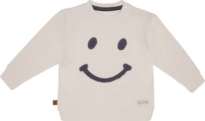 Frogs and Dogs - Smile Sweat Shirt - Beige - Maat 92 - Sweater