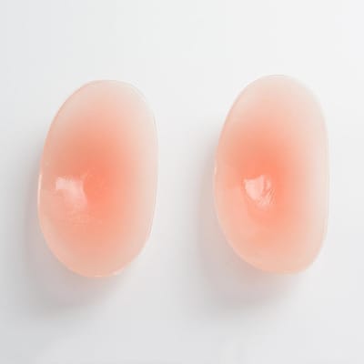 1 paar natuurlijk zachte siliconen antislip schoudervullingen onzichtbare schouderversterkende push-up kussens herbruikbaar zelfklevend unisex Complexion