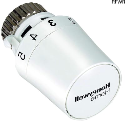 RFWR® Thermostatische radiatorkop met aansluiting M30 x 1,5 en nulpositie - Wit