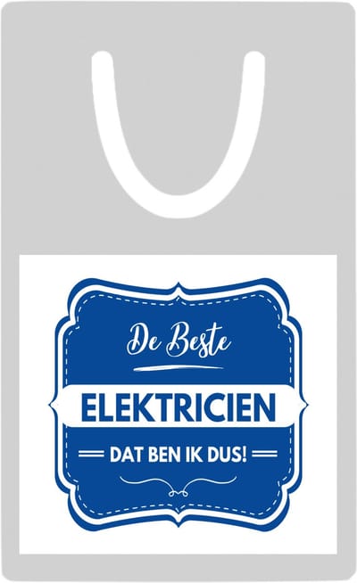 Hacebo® - De beste elektricien metalen boekenlegger- Elektricien - een elektricien - werk - afscheidscadeau - verjaardagscadeau Bladwijzer boekenleggers - 7.6 cm x 5cm