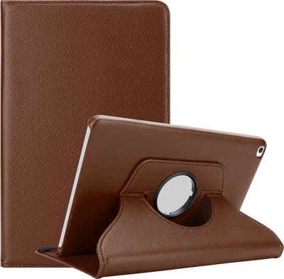 Cadorabo Tablet Hoesje geschikt voor Huawei MediaPad T1 10 (10.0 Zoll) in PADDESTOEL BRUIN - Beschermhoes ZONDER auto Wake Up, met stand functie en elastische band sluiting Book Case Cover Etui