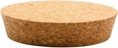 Kurkdeksel Taps Toelopend - Deksel Potten - Afsluiten Opslag - Natuurlijk Kurk Materiaal - 103/92 mm - Bruin
