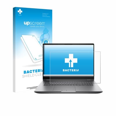 upscreen - Screenprotector voor HP Zbook Fury G1i 18 - Folie Beschermfolie transparant antibacterieel