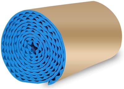 Akoestische Panelen - Geluidsisolatie Mat - Geluidsverbetering Thuis - Zelfklevende Achterkant - 1x5 Meter - Blauw