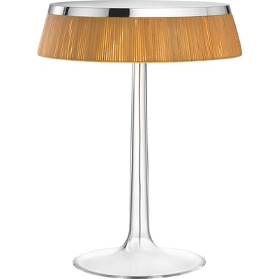 Flos - Bon Jour tafellamp - rotan - chroom - bruin