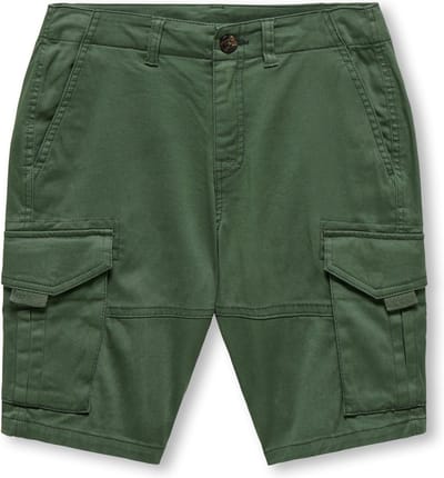 ONLY KOBMAXWELL CARGO SHORT PNT NOOS Jongens Broek - Myrtle - Maat 170