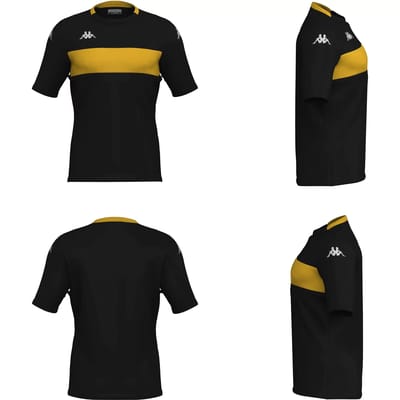 Kappa Diago T-shirt Met Korte Mouwen Zwart S Man