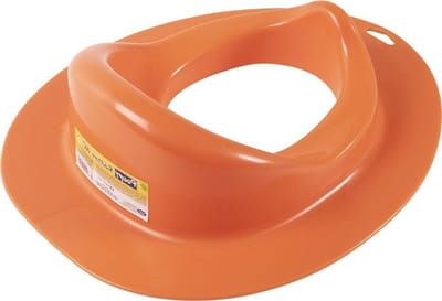 Kinder toiletbril - Toiletverkleiner - Zindelijk worden - Grote comfortabele zitting - Universeel - Oranje