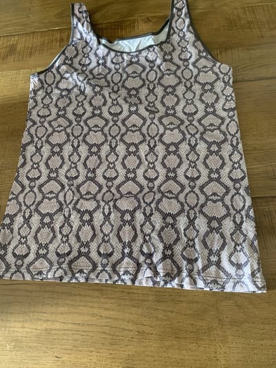RJ Bodywear Hemd Brede band Snake maat 3XL