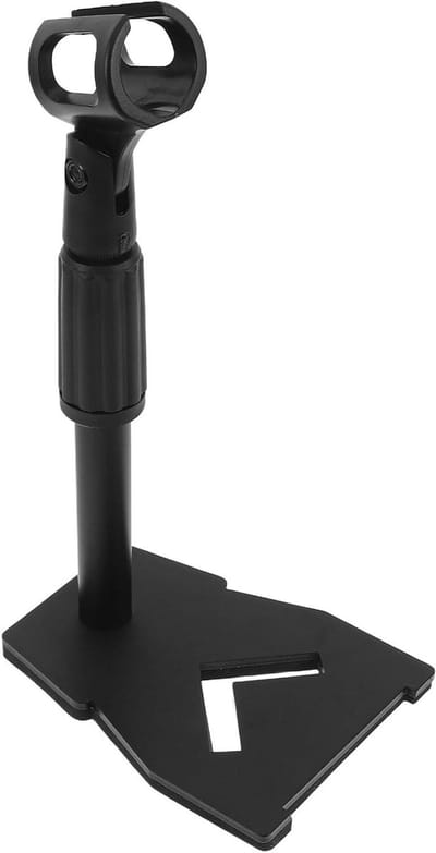 Metalen Mic Houder - Telescopische Standaard - Live Streaming - Stille Bediening - 275 cm - Zwart