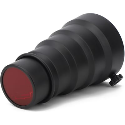 Zaklamp Lampje Conische Snoot Kit Met Cellulair Net 5 Stuks Kleurfilters Voor Fotografielampen gray
