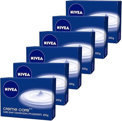 Nivea Zeep Creme Care 6x 100 gr voordeelverpakking
