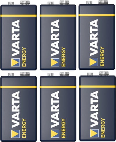 Varta Energy Alkaline batterij - 6x - 9V - blokbatterij - LR61
