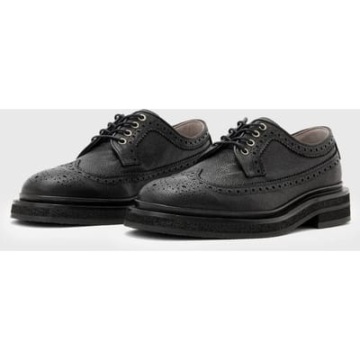AllSaints Escher Brogue Black Grain Taglia: 41 | Scarpe Eleganti Outlet | Uomo | Nero