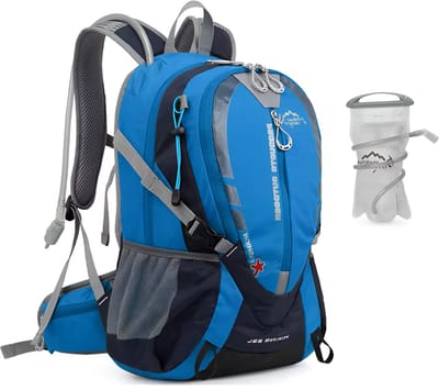 CarryQuest® - 25L Bergbeklimmen Hydratatie Rugzak met 2L Waterzak - Ergonomisch, Duurzaam, Polyester - Ideaal voor Wandelen, Fietsen en Trailrunnen - Compacte Afmetingen...
