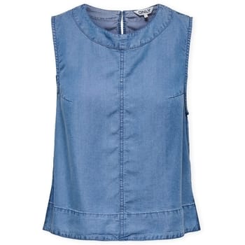Blouse Only Top Pema-Dorsi - Medium Blue Denim