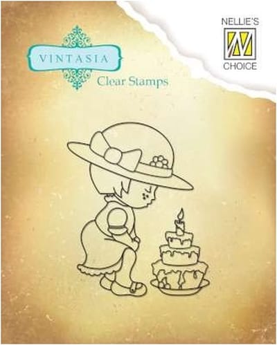 VINS004 Clear stamps Vintasia Sugary Party