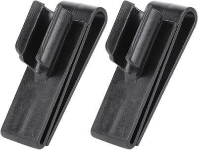 Duurzame Golf Club Bag Clip met Plastic Clamp Houder voor Putter en Golfaccessoires, Zwart