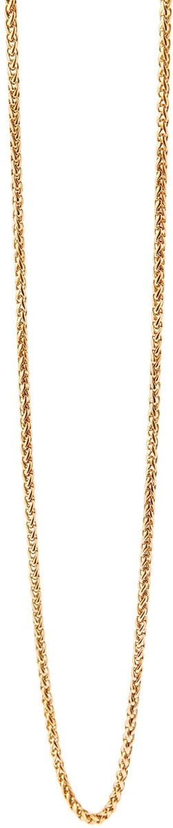 AKZENT Akzent unisex ketting "Ertane" Goud - Edelstahl-ketting zonder hanger - Basic design -