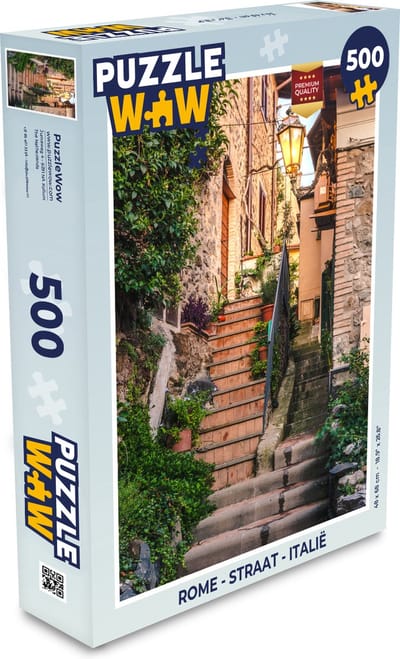 Puzzel Rome - Straat - Italië - Legpuzzel - Puzzel 500 stukjes