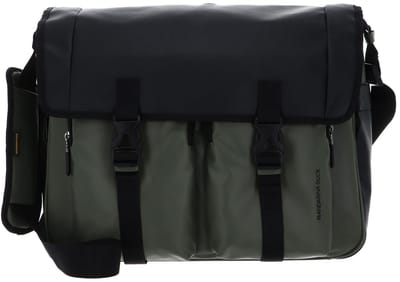 MANDARINA DUCK schoudertas Eco Coated Messenger Bag Pine Green veelkleurig