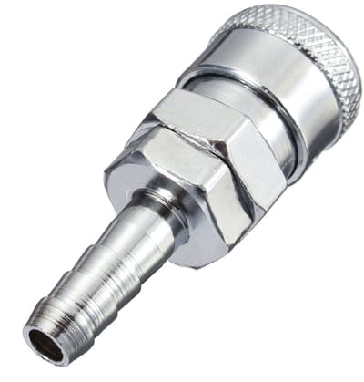 Dailygoods- Nozzle 8mm - Gas Aansluiting - Aansluitingsset - Koppeling - Schakelklep - Geschikt voor Caravan/BBQ - Gasaansluiting