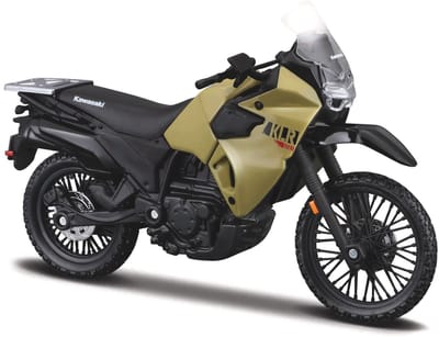 Maisto Kawasaki Klr 650 - Modelauto - Schaal 1:18 - Licht Bruin