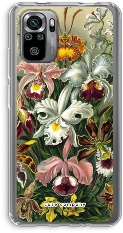Case Company® - Hoesje geschikt voor Xiaomi Redmi Note 10S hoesje - Haeckel Orchidae - Soft Cover Telefoonhoesje - Bescherming aan alle Kanten en Schermrand