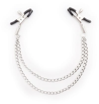 Smart Moves - Tepelklemmen met Dubbele Ketting - Zilver