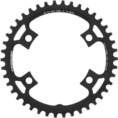 Tray gravel 4 branches Stronglight Shimano Ultegra 6800 Ct2 42Dts Mono Shimano Dura-Ace 9000 - 105 5800 11V.