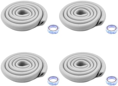 Dailygoods- Babybeschermer 2M - Dikke/Zachte Randbeschermer - Niet-giftig - Afneembaar/Herbruikbaar - Geschikt voor Hoeken/Randen - Inclusief Tape-connectoren