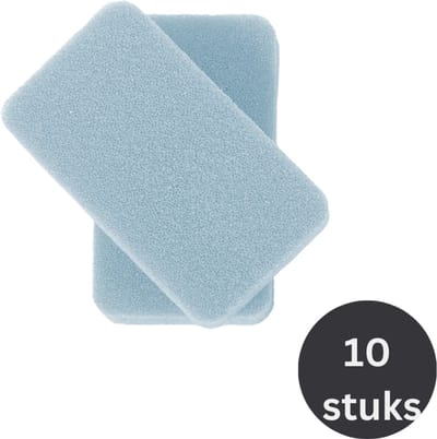 Tiseco - Herbruikbare spons SILO - SET/10 - Antibacterieel, blauw