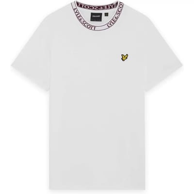 Geribbelde T-shirt Lyle & Scott