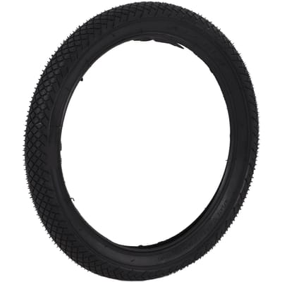 Pneu épais antidérapant en caoutchouc pour enfant Vélo pour enfant Pneu à motif à carreaux Pièces Accessoires 16*2.125