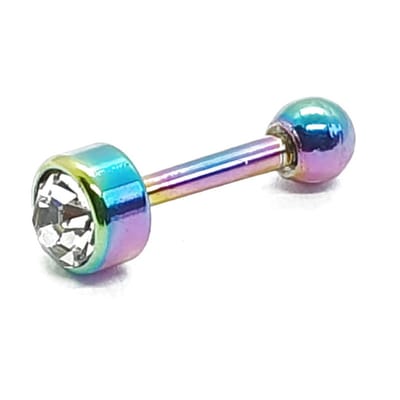 Olie Met Steentje - Tragus / Helix Piercing