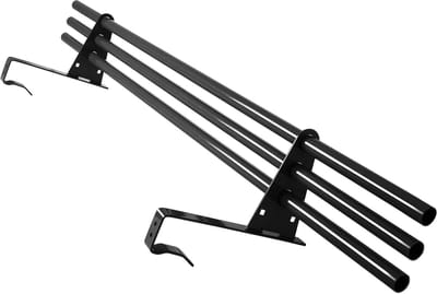 Sneeuwvanger Dak - Dakgootbescherming Sneeuw - Dakgoot Beschermen - Gepoedercoat Staal - 150 cm - Grafiet