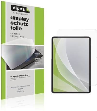 dipos – 2x Matte Beschermfolie geschikt voor Xiaomi Pad 8 Pro | Krasbestendige & antireflecterende Screenprotector Ultra-Thin