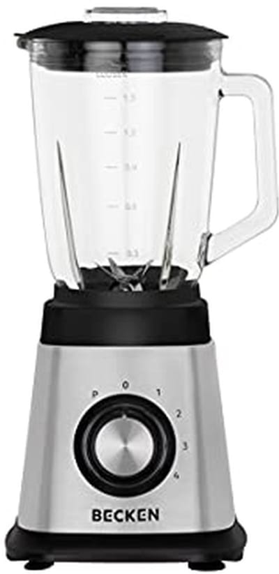Glazen Blender - Keukenmixer Krachtig - Smoothies Maken - Slush IJs Optie - 15 Liter - Roestvrij Staal