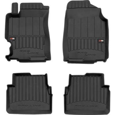 Frogum - No.77 - Automatten 3D - Geschikt voor MAZDA 6 I (2002-2007) - 4-delig - TPE Rubber - Zwart