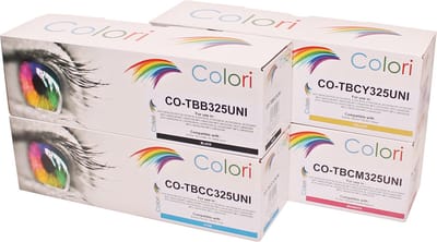 Colori huismerk set 4x toner geschikt voor Brother TN-325 DCP9055CDN DCP9270CDN HL4140CN HL4150CDN HL4570CDW MFC9460CDN MFC9465CDN MFC9560CDW MFC9970CDW