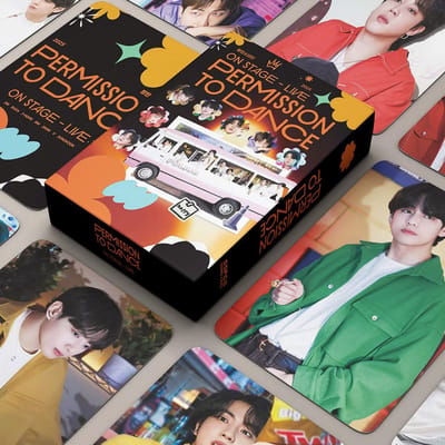 KPOP Bangtan Boys Permission To Dance Live Photocard