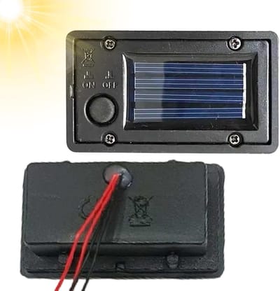 Batterijbox Zonnepanelen - Set Van 2 - Buitenverlichting Repareren - Waterdicht Ontwerp - 2 Stuks - Zwart
