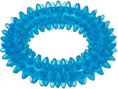 Flamingo Stekelring , - Hondenspeelgoed - 3 cm - Blauw