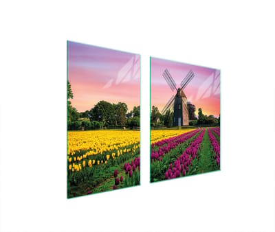 TMK ArtDeko - Snijplank - 100x52 cm - Veelkleurig - Glas