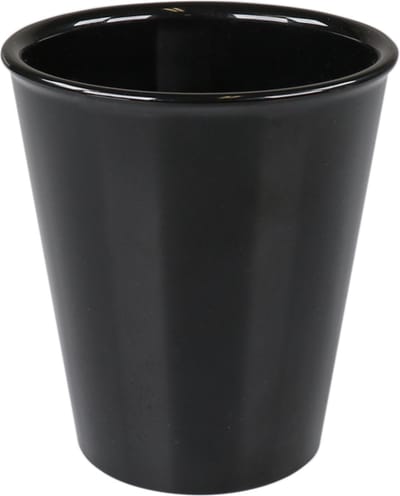 Ornamin | Beker | SAN | reusable | onbreekbaar | 300ml | zwart | 9stuks