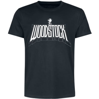 Peanuts T-shirt - Woodstock - S tot 3XL - voor Mannen - zwart