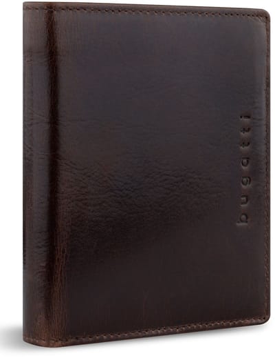 bugatti portemonnee Romano RFID Wallet With Flap 10CC Brown donkerbruin