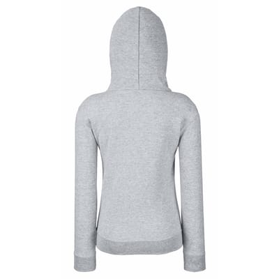 Fruit Of The Loom Vrouwen Dames Fit Sweatshirt Met Capuchon / Hoodie (Heather Grijs)