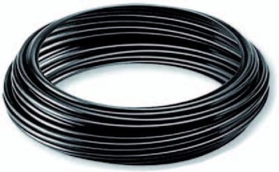 PVC slang 4 x 7mm soepel zwart - 1m